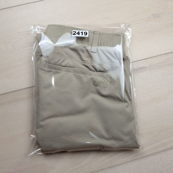 Under Armour Pants Mens 31x32 Khaki Golf Performance Stretch Chino Showdown - Picture 12 of 12